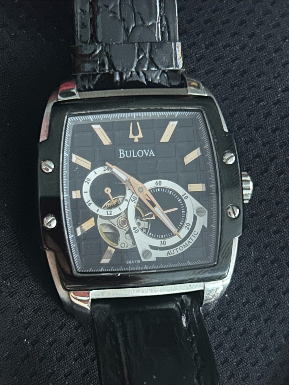 Bulova Men's BVA Series Automatic Watch (Model 98A118) Leather 22R Band